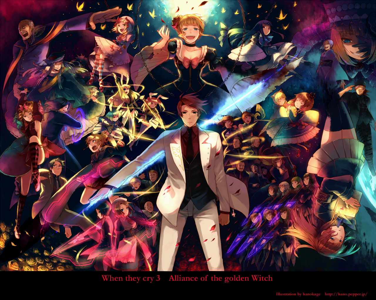 amakusa_juuza, asmodeus, beatrice, beelzebub, belphegor, catboy, eva-beatrice, frederica_bernkastel