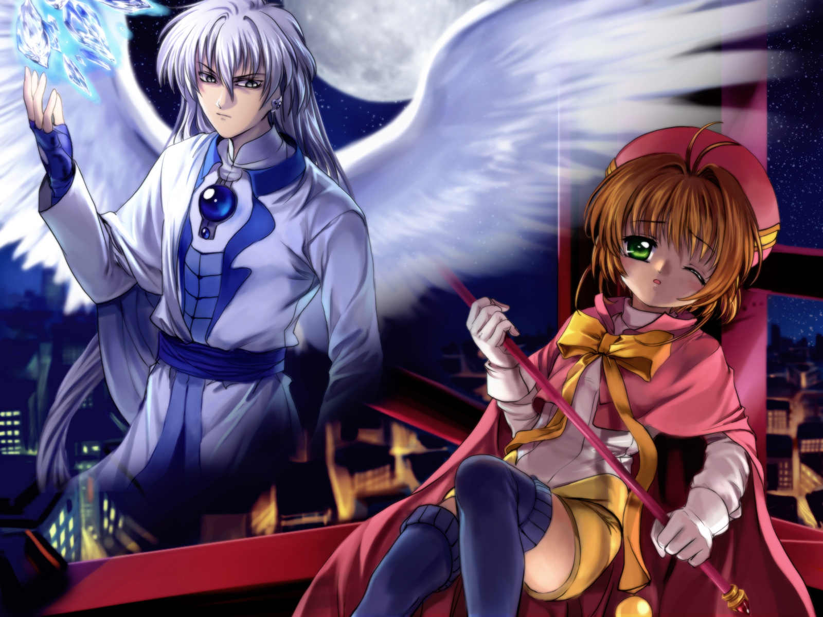 card_captor_sakura, kinomoto_sakura, moonknives, yue_(ccs)