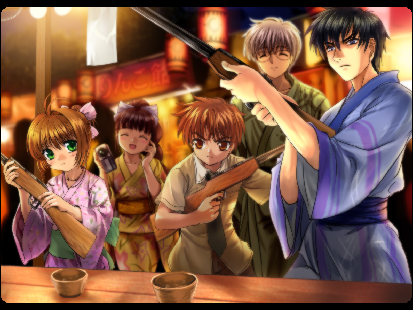 card_captor_sakura, daidouji_tomoyo, kinomoto_sakura, kinomoto_touya, li_syaoran, moonknives, tsukishiro_yukito