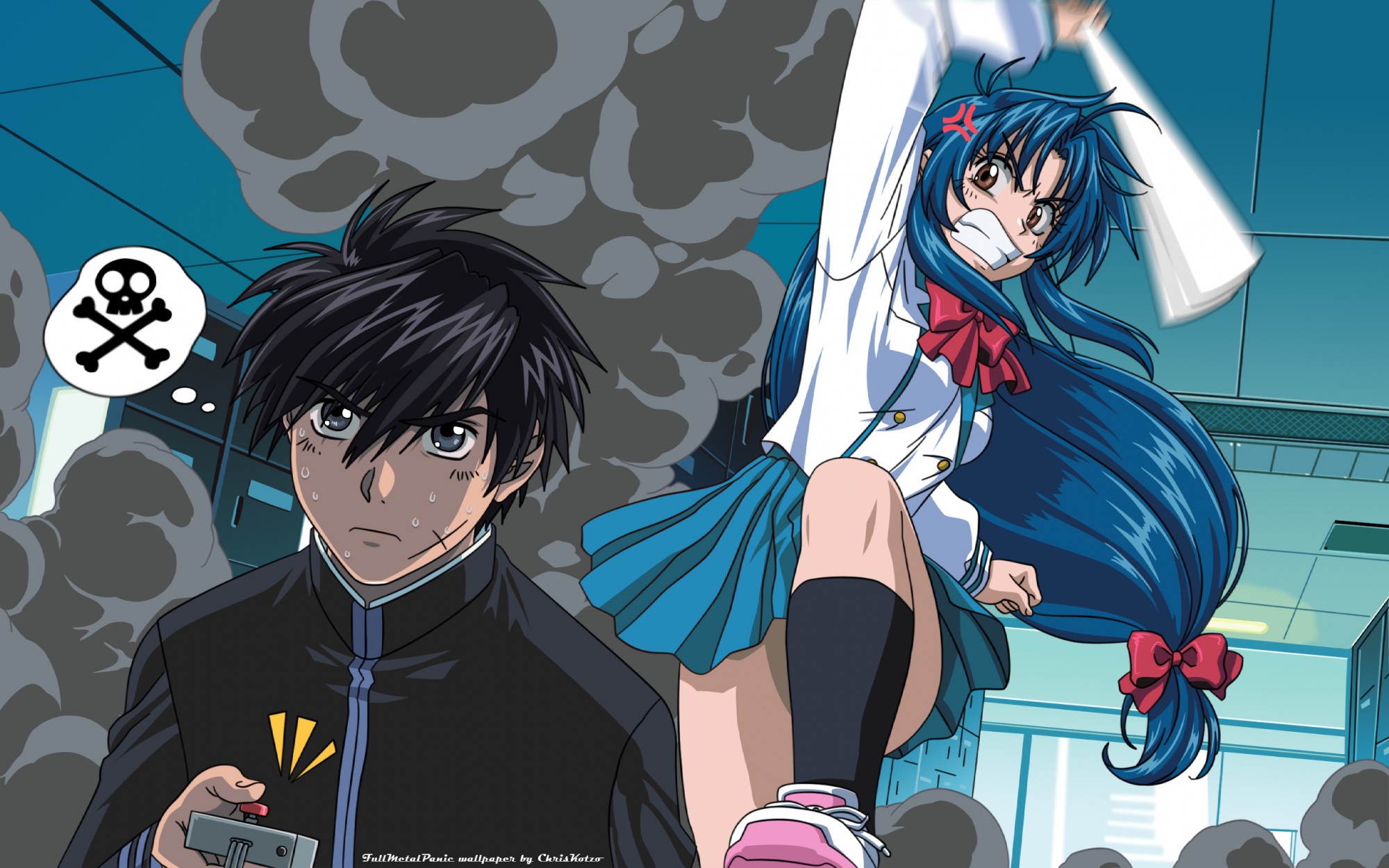 chidori_kaname, full_metal_panic, sagara_sousuke
