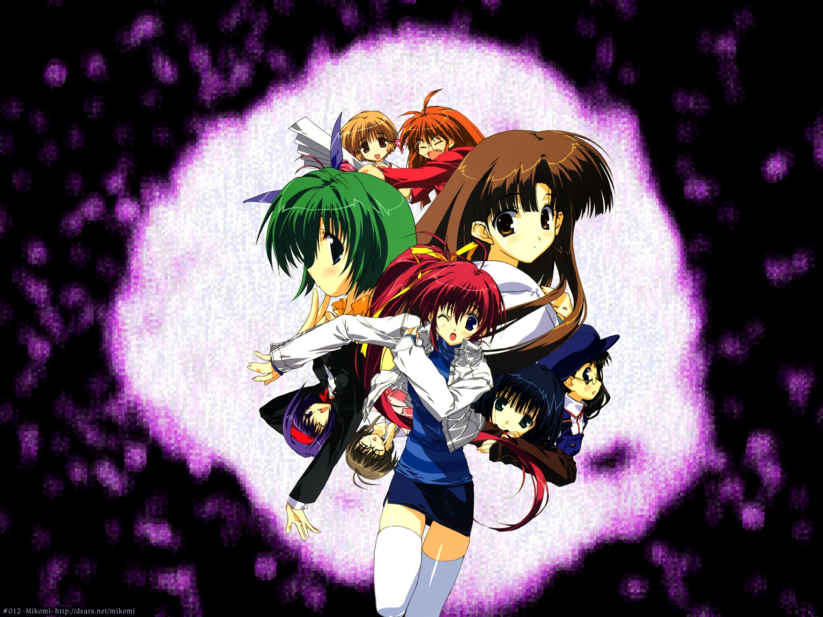 amaduyu_tatsuki, comic_party, haga_reiko, hasebe_aya, inagawa_yuu, makimura_minami, mikage_subaru, mitsumi_misato