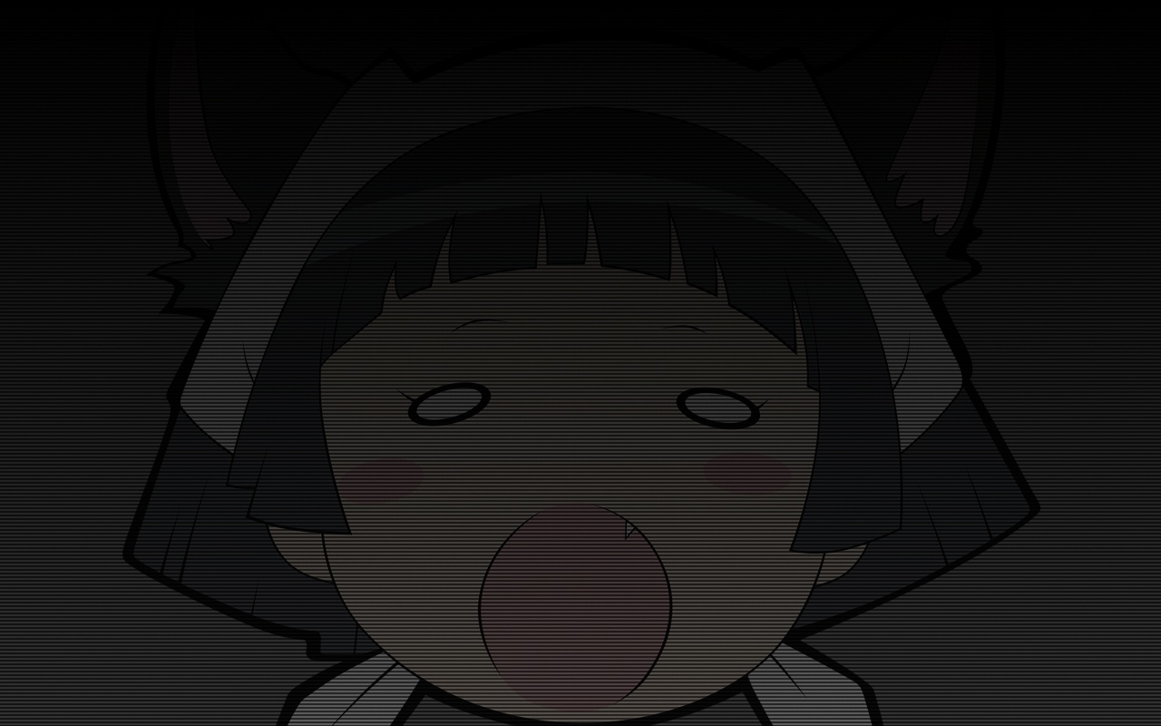 chibi, close, dark, god, maria_holic, vector