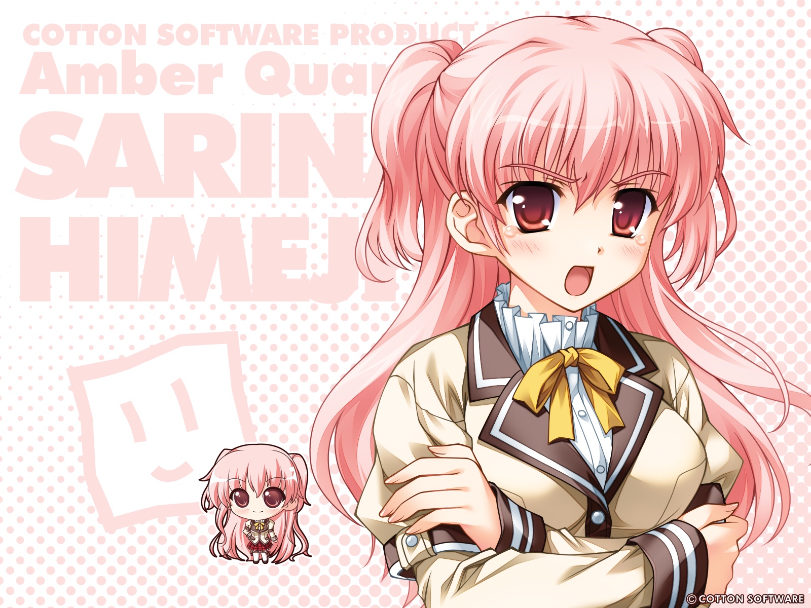 amber_quartz, chibi, himeji_sarina, school_uniform