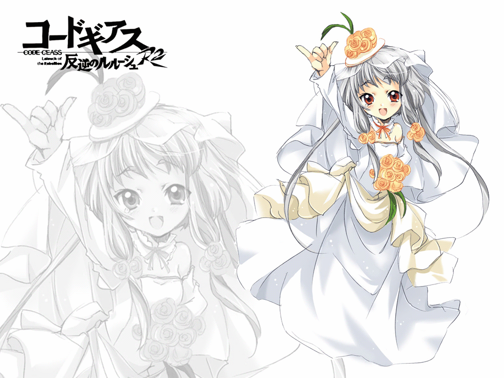 animated, code_geass, tianzi, wedding_attire