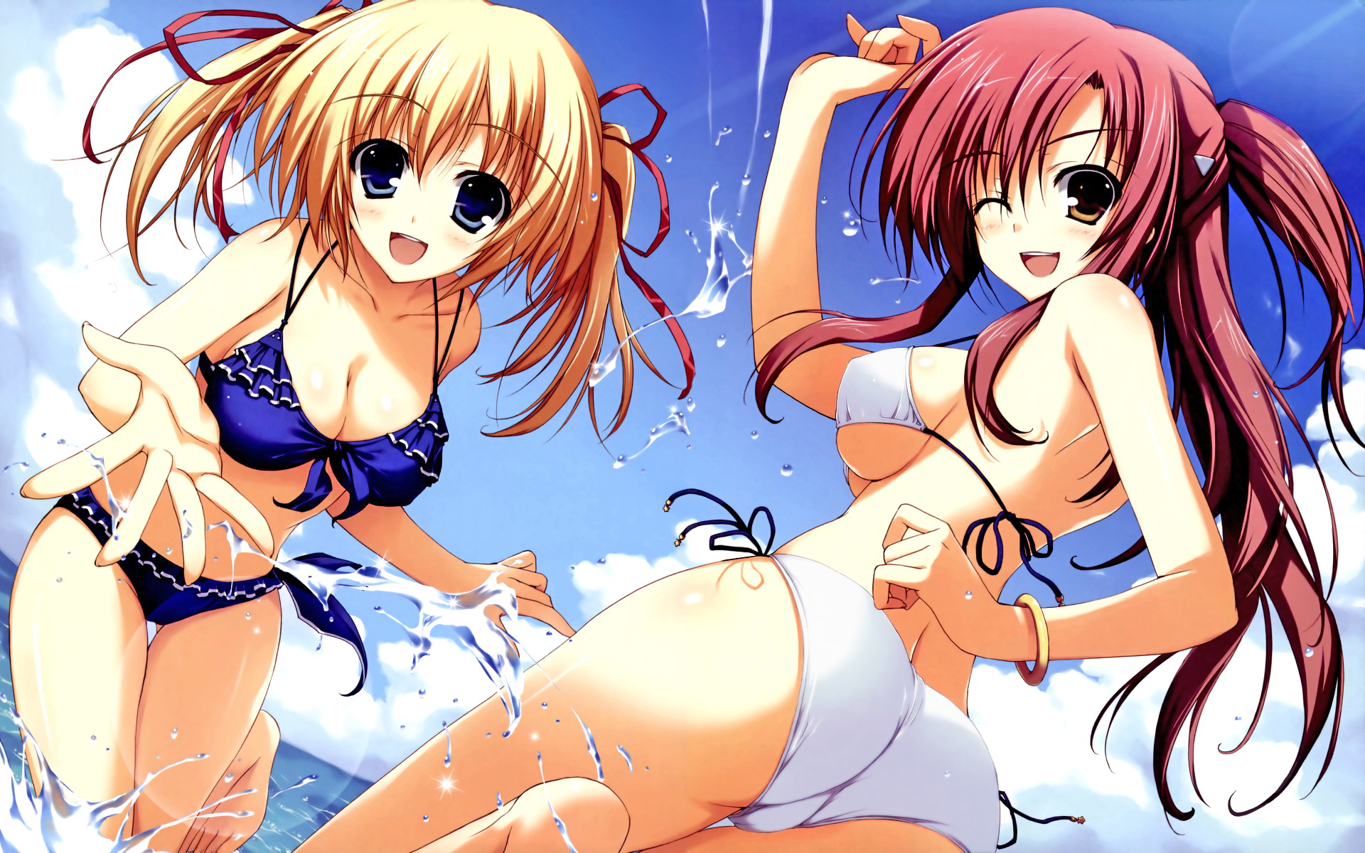 akatsuki_no_goei, bikini, kurayashiki_tae, nikaidoh_reika, swimsuit, syangrila, tomose_shunsaku