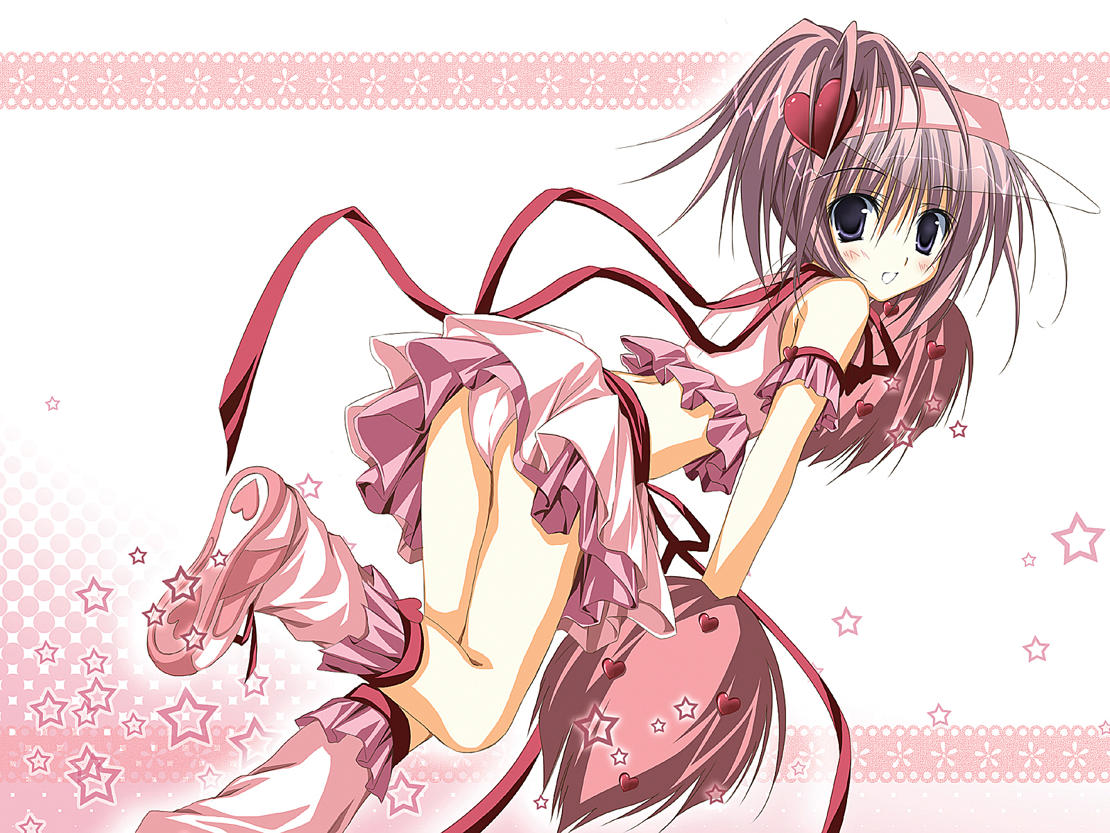 hinamori_amu, korie_riko, peach-pit, pink_hair, shugo_chara, yellow_eyes