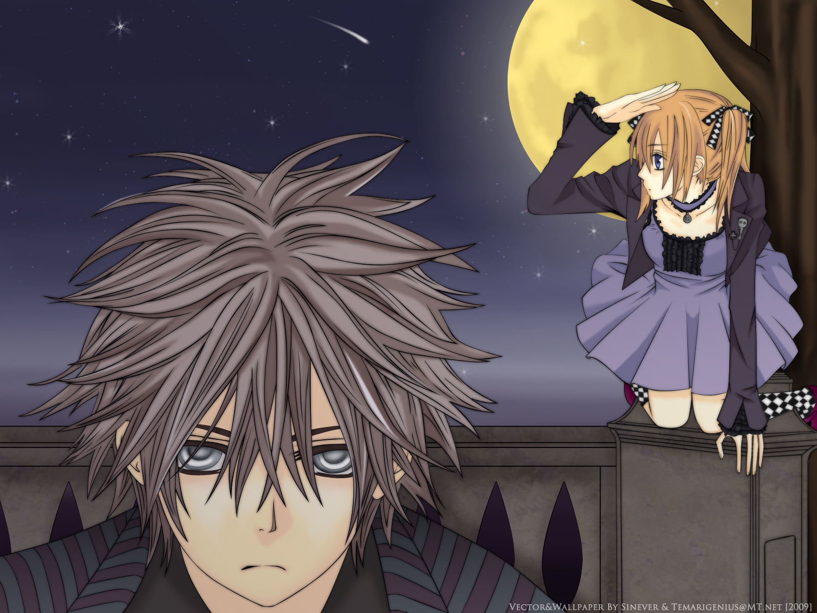 shiki_senri, touya_rima, vampire_knight