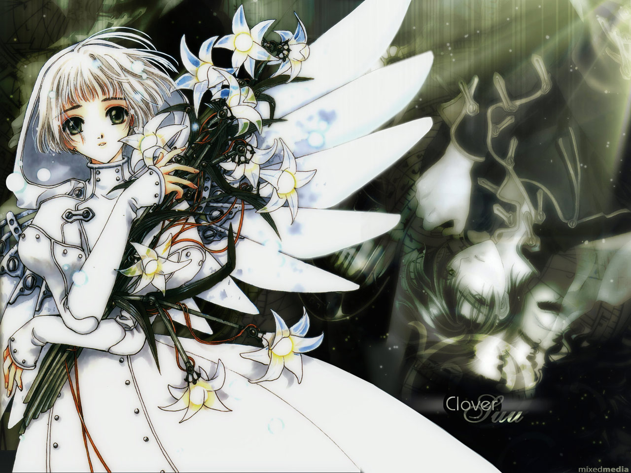 clamp, clover, ran_(clover), sue_(clover), wings