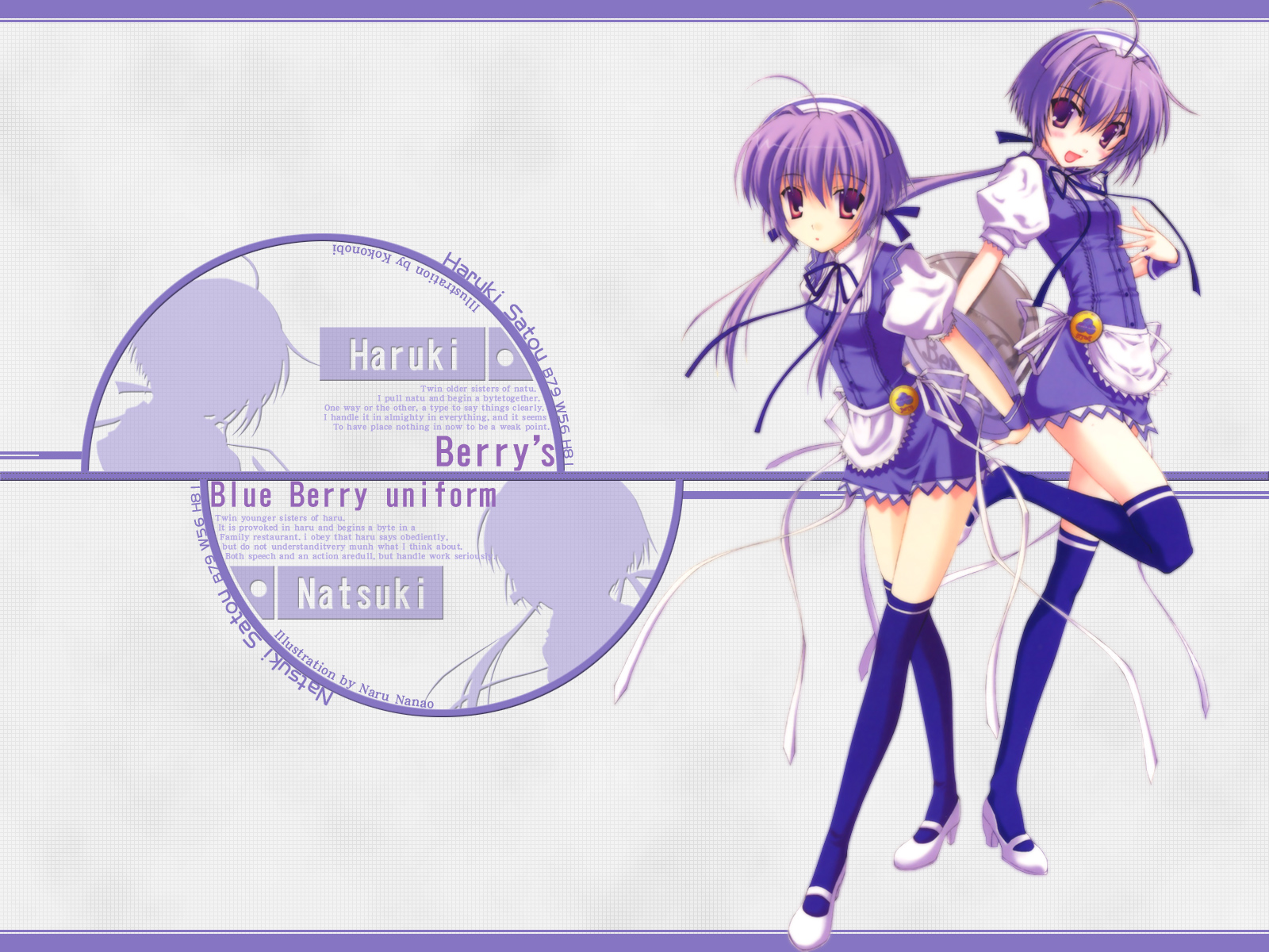 2girls, berrys, kokonobi, nanao_naru, satou_haruki, satou_natsuki, sphere, thighhighs