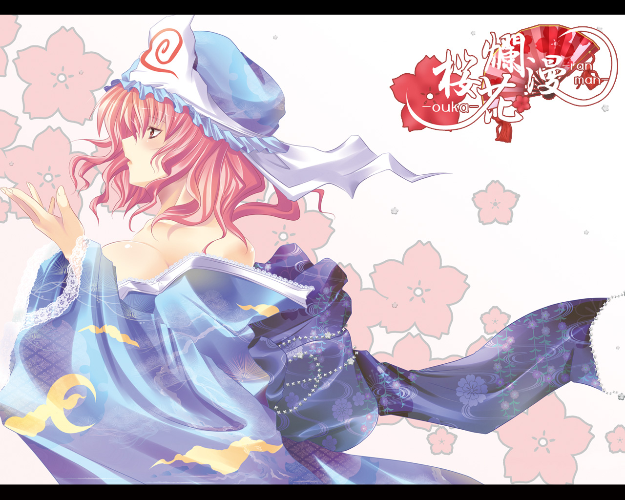 maki_(artist), saigyouji_yuyuko, touhou