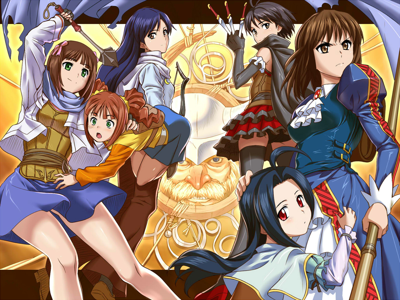 amami_haruka, g-tetsu, hagiwara_yukiho, idolmaster, kikuchi_makoto, kisaragi_chihaya, miura_azusa, takatsuki_yayoi