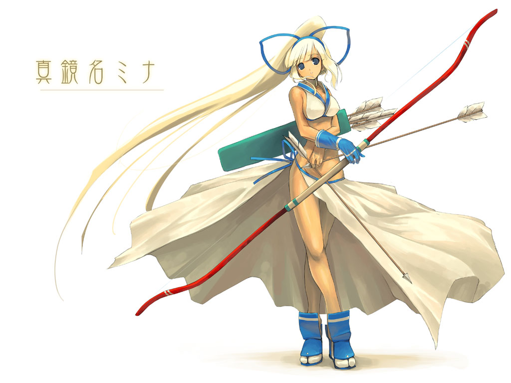 bow_(weapon), majikina_mina, samurai_spirits, samurai_spirits_zero, weapon, white