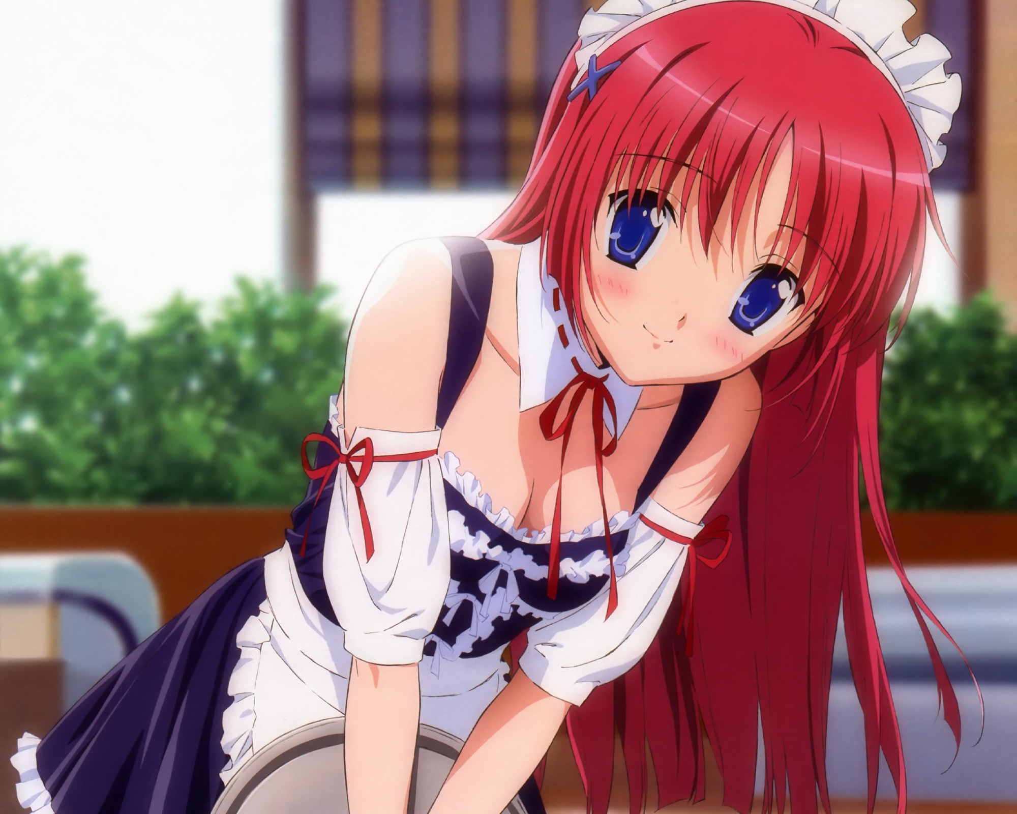 da_capo, maid, shirakawa_kotori, waitress