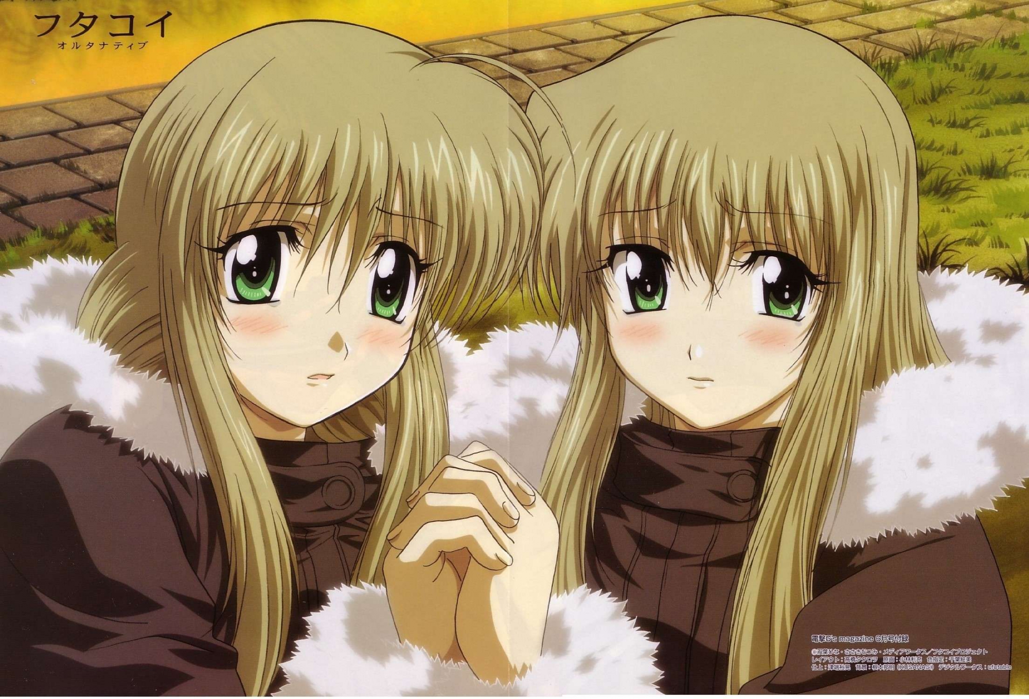 futakoi_alternative, scan, shirogane_sara, shirogane_souju, twins