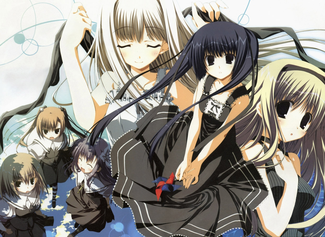 h2o_footprints_in_the_sand, kagura_hinata, kohinata_hayami, kumon_maki, otoha, tabata_yui, yakumo_hamaji, √after_and_another