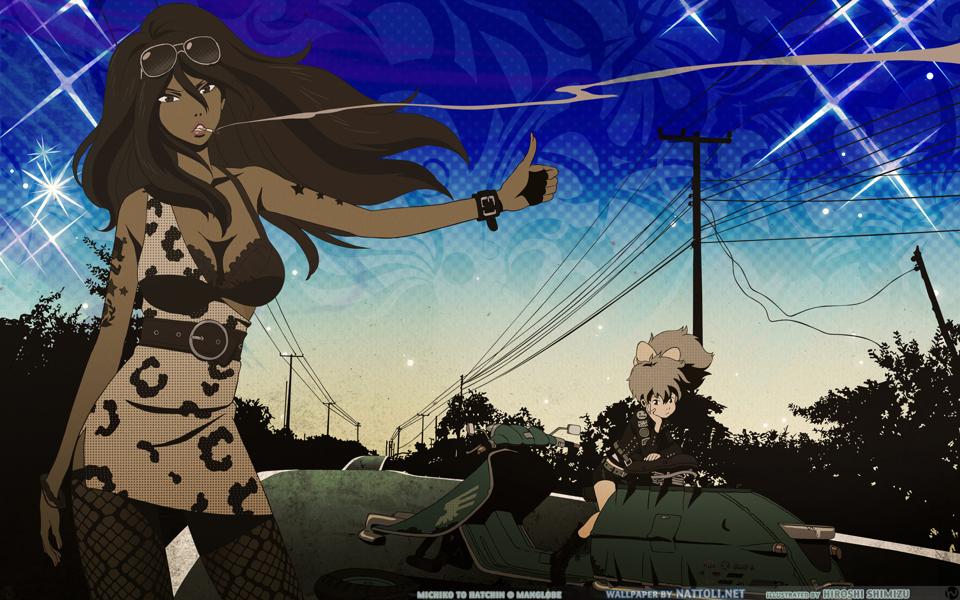 hachi_morenos, michiko_malandro, michiko_to_hatchin