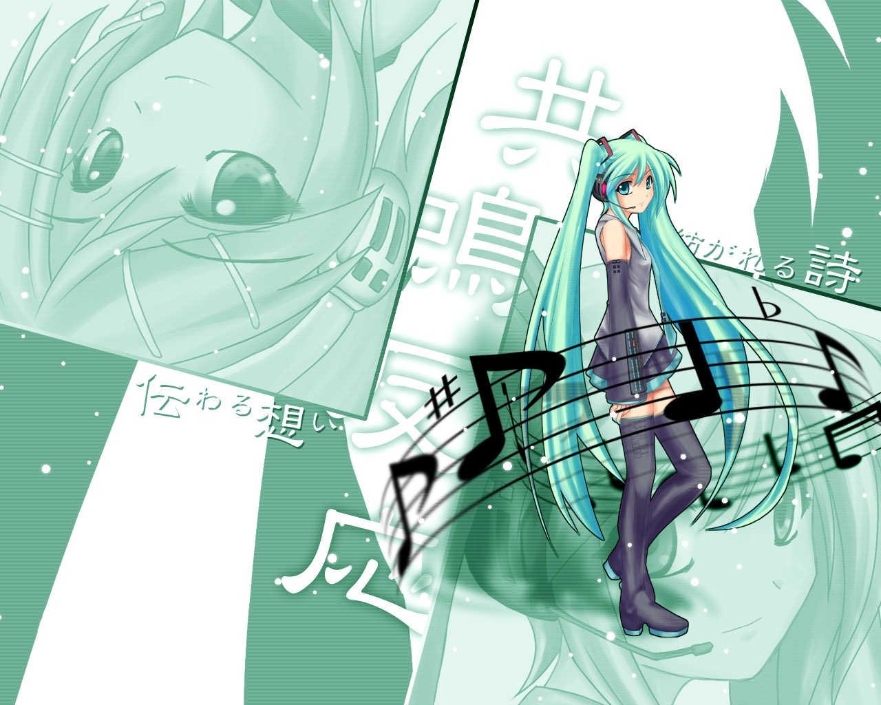 hatsune_miku, konoha_kuzunoki, vocaloid