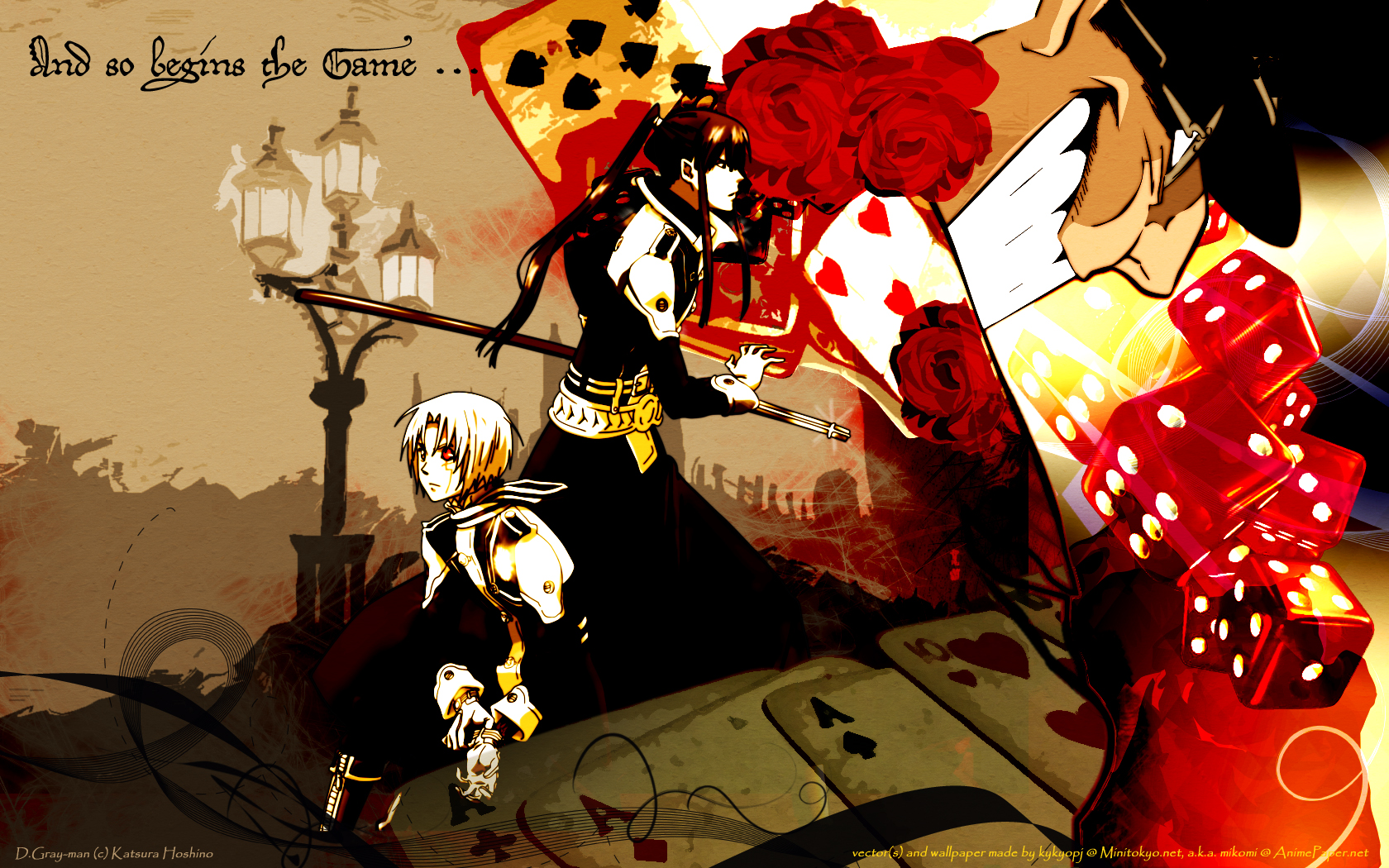 allen_walker, d.gray-man, kanda_yuu, millenium_earl