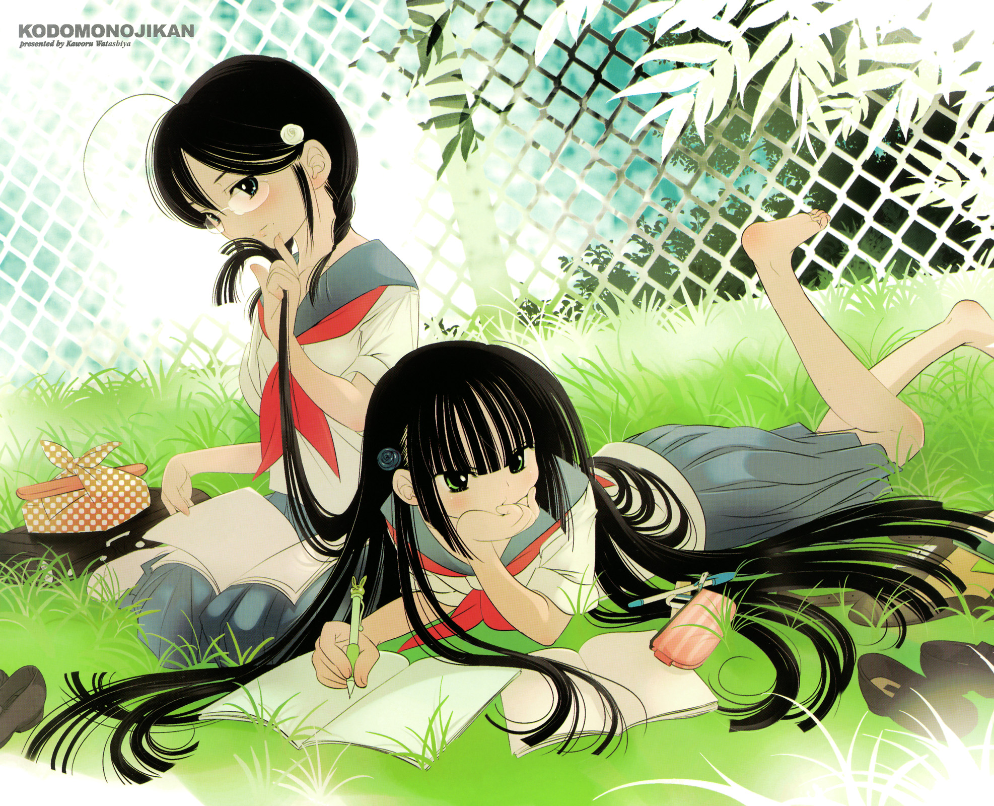 kagami_kuro, kodomo_no_jikan, shirai_sae