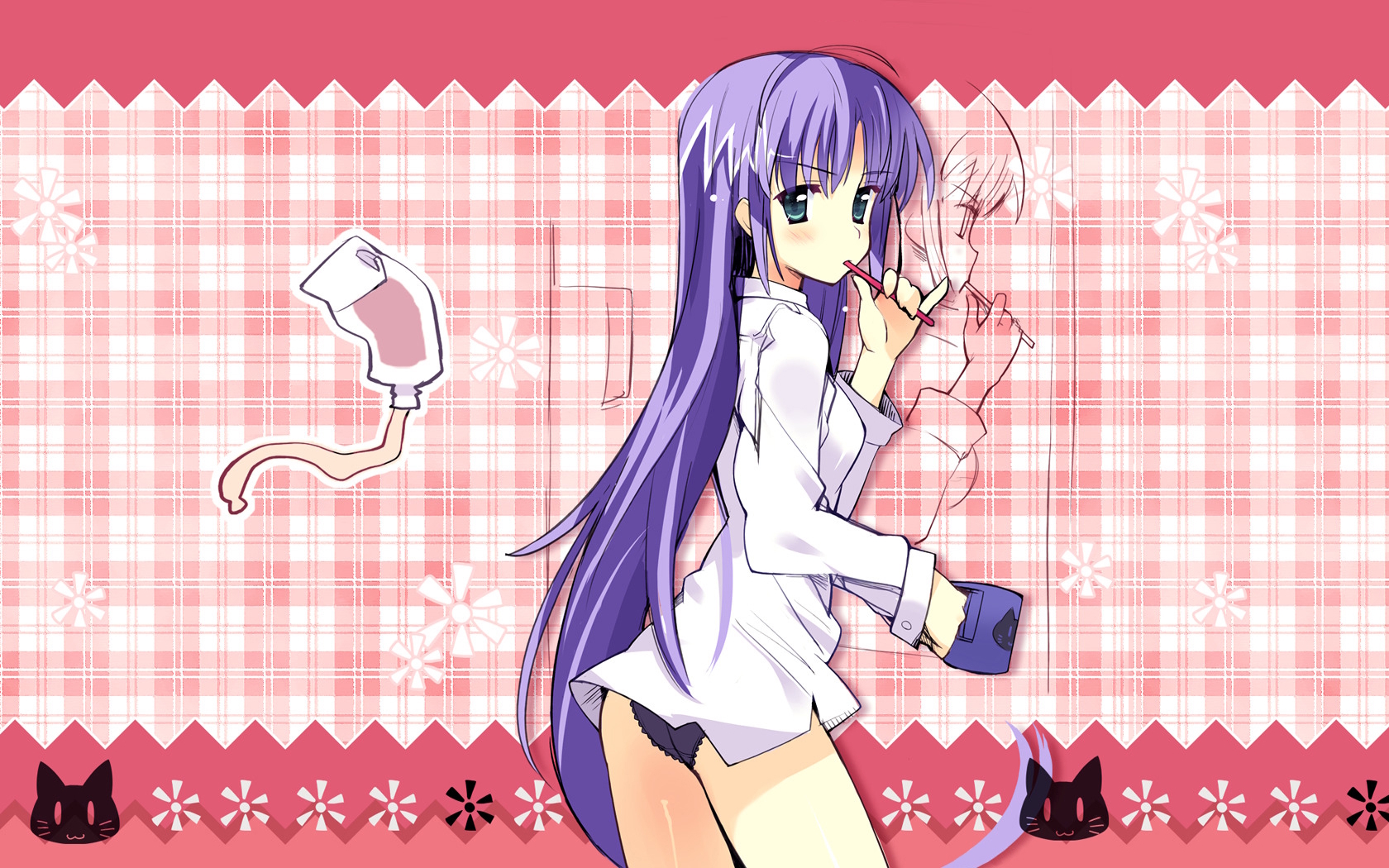 panties, purple_hair, sikorsky, underwear
