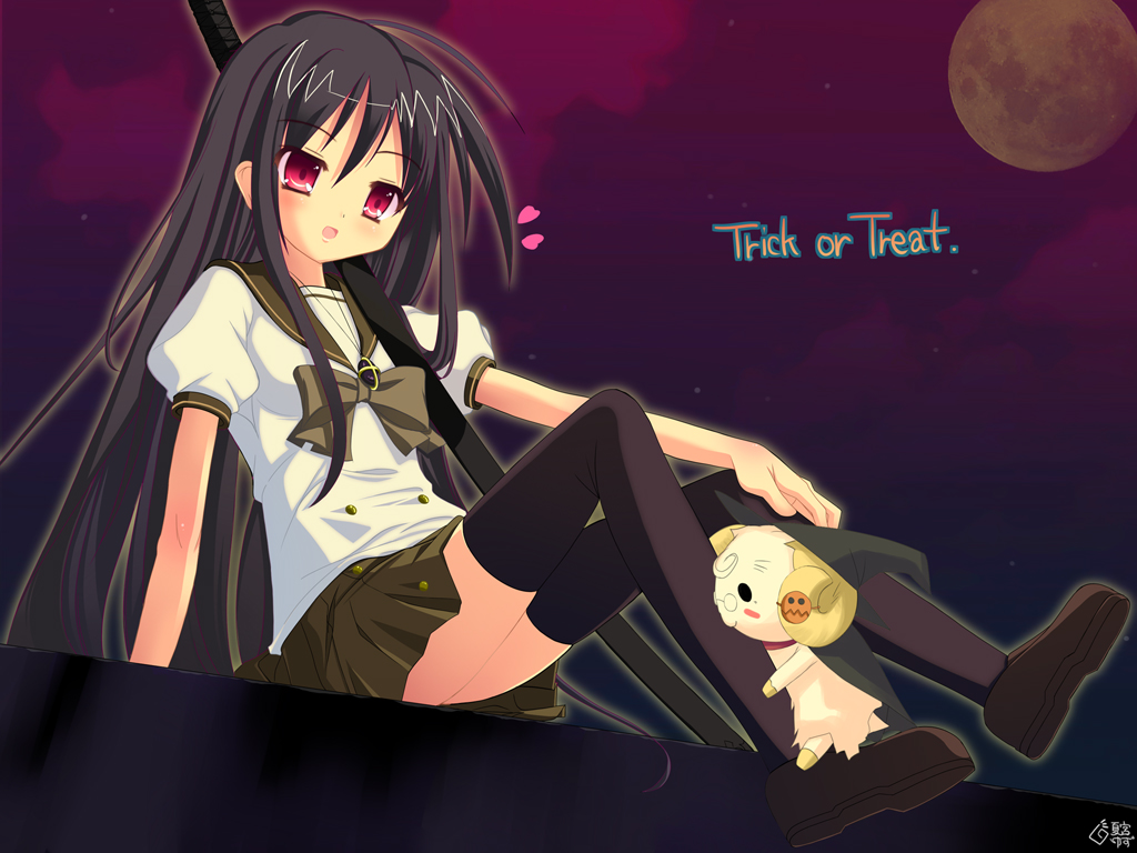 halloween, nanatsuiro_drops, natsumiya_yuzu, shakugan_no_shana, shana