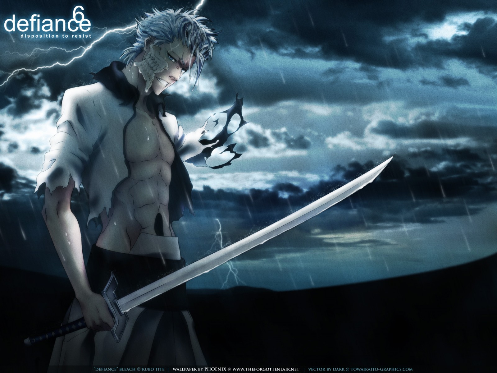 all_male, bleach, grimmjow_jeagerjaques, male, polychromatic