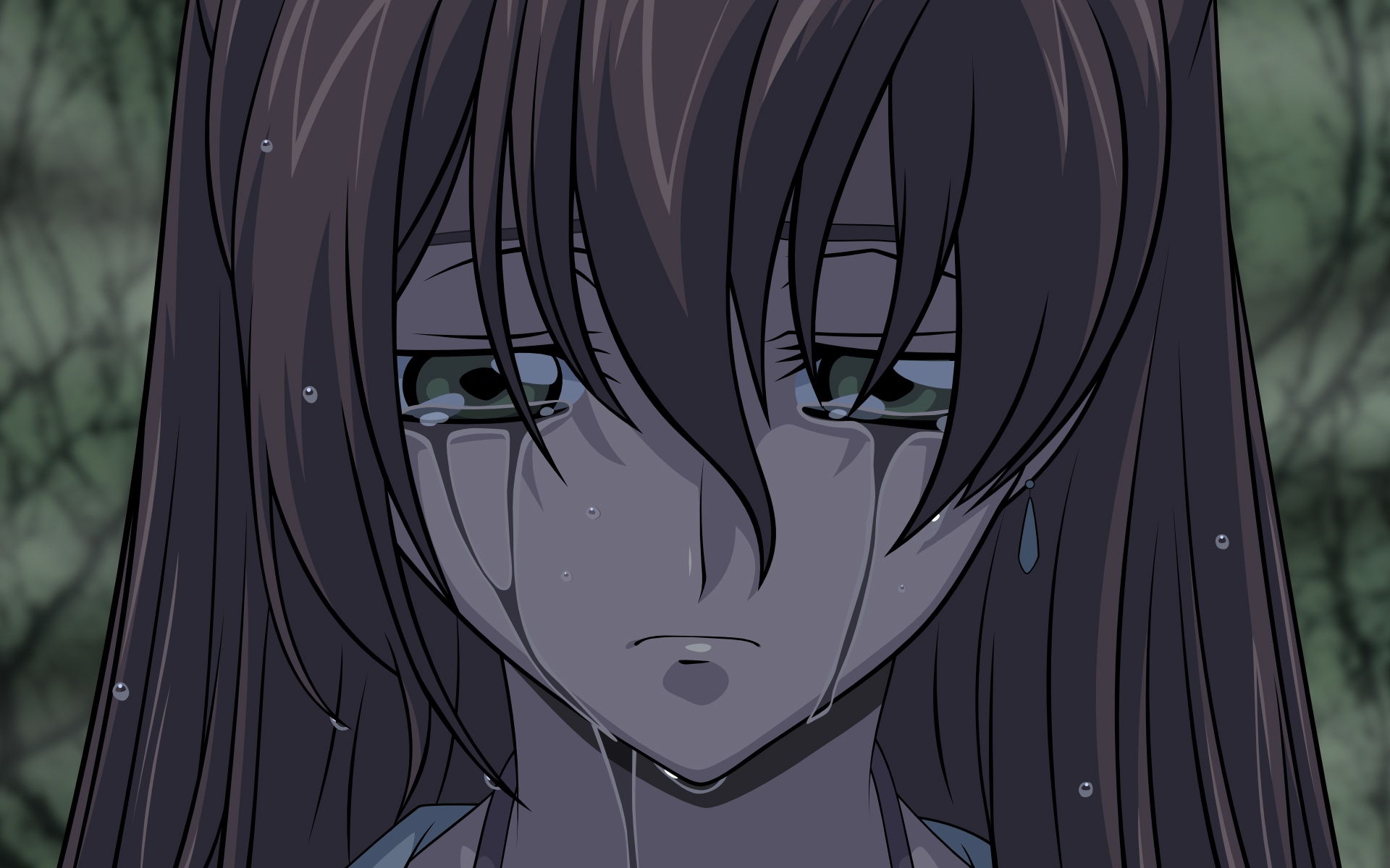 close, code_geass, rain, shirley_fenette, tears, vector, water