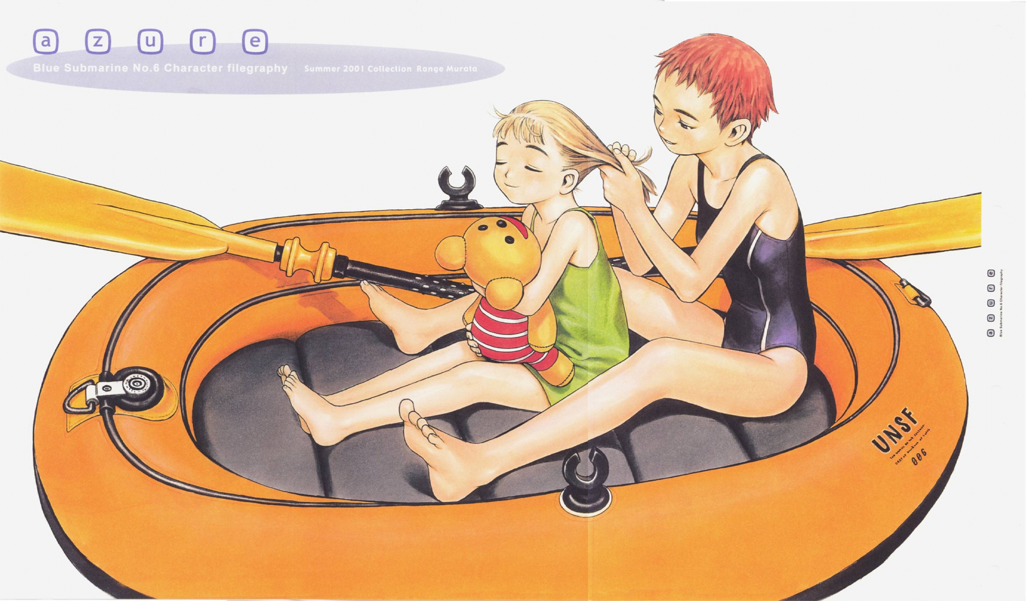blue_submarine_no_6, mayumi_kino, range_murata, swimsuit, tagme
