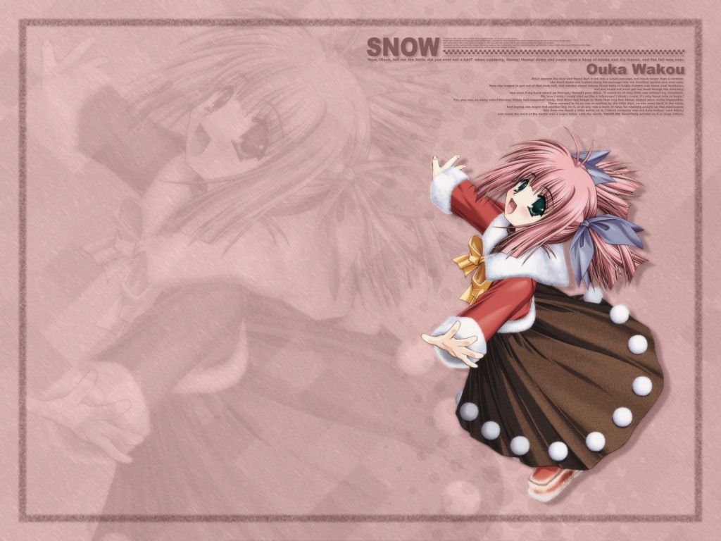 pink, snow_(game), wakou_ouka