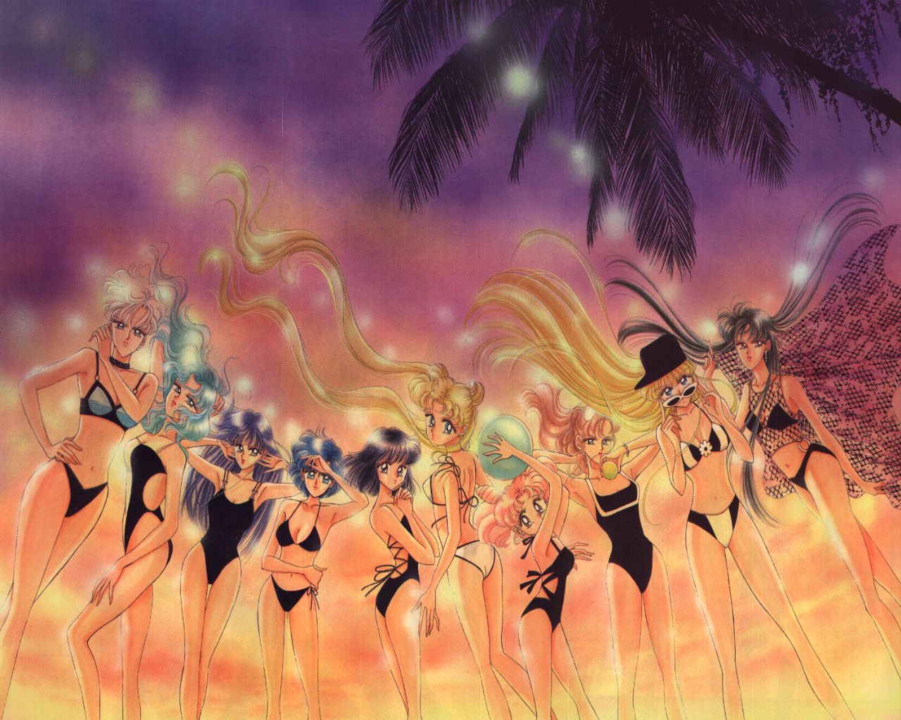 aino_minako, chibiusa, hino_rei, kaiou_michiru, kino_makoto, meiou_setsuna, mizuno_ami, sailor_moon