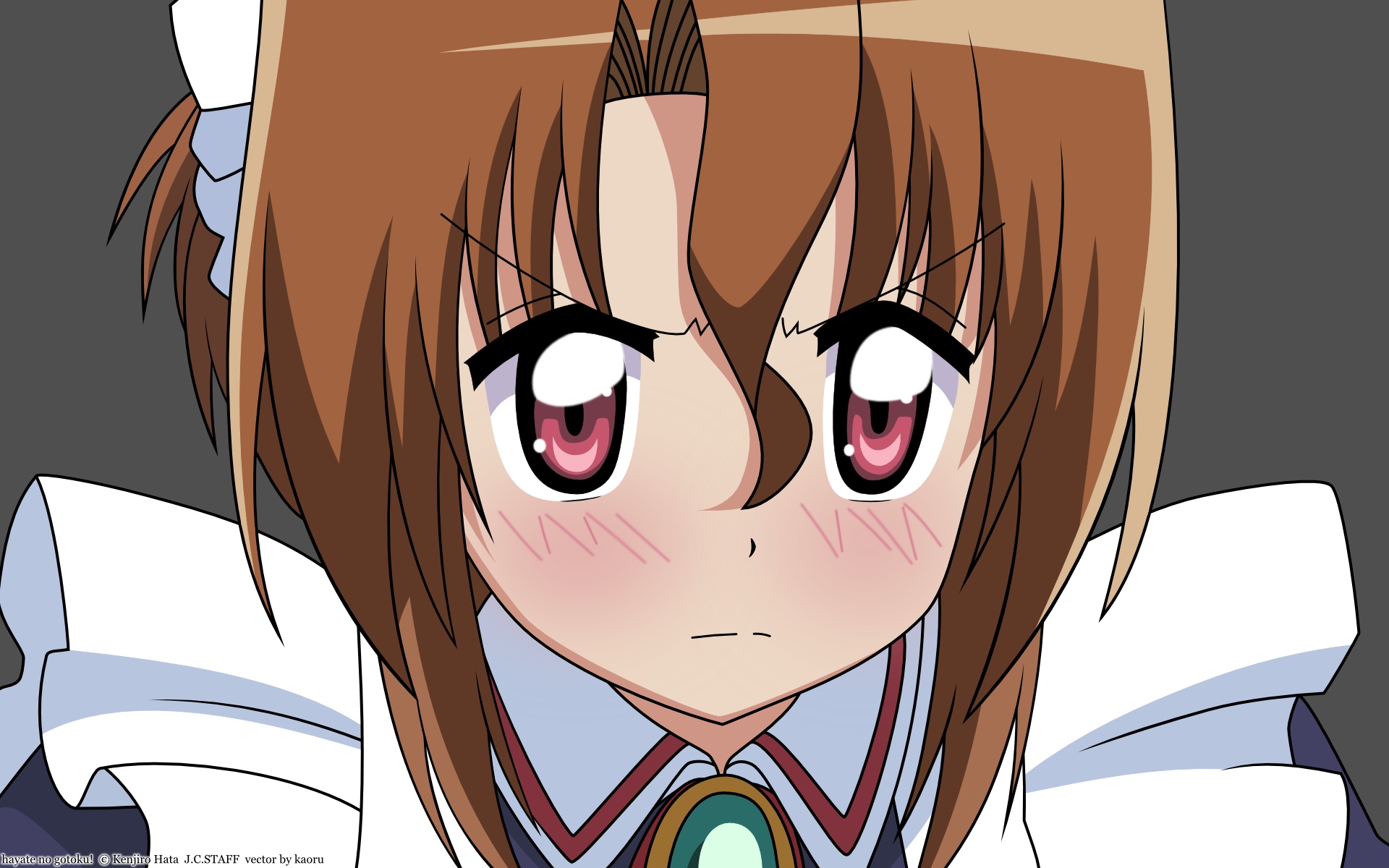 close, hayate_no_gotoku, maria_(hayate_no_gotoku), signed, vector