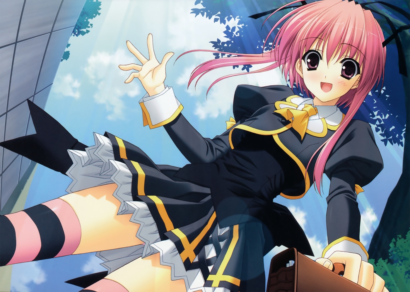 fujisaki_amane, school_uniform, stellar_theater, suzuhira_hiro