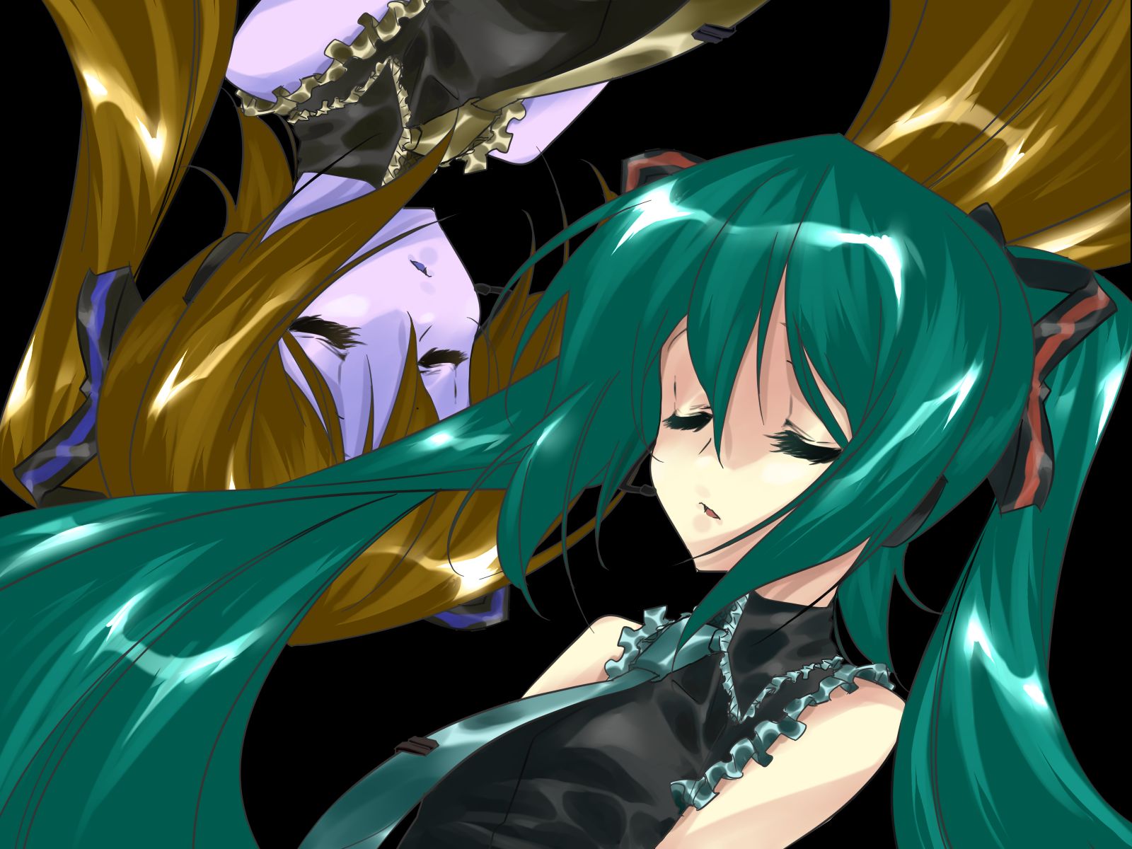 akita_neru, hatsune_miku, maetaku, vocaloid