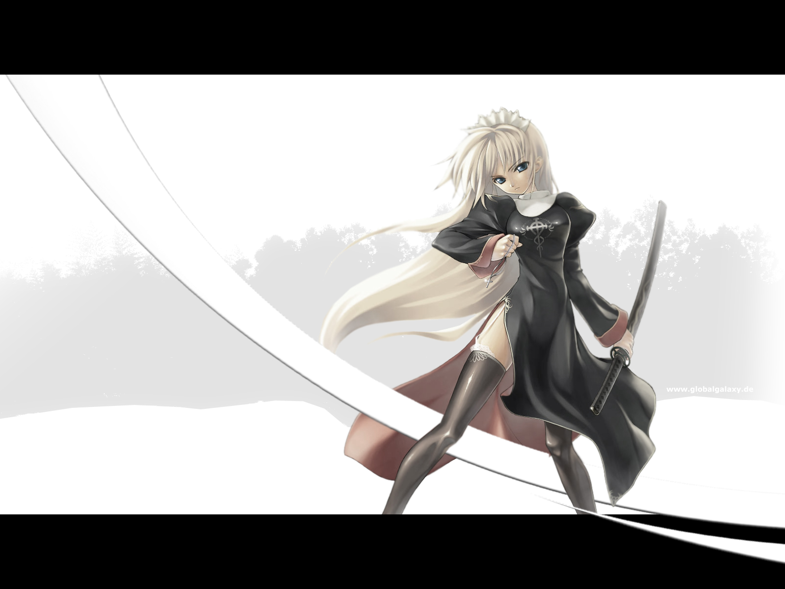 blue_eyes, long_hair, priest_(ragnarok_online), ragnarok_online, sword, weapon