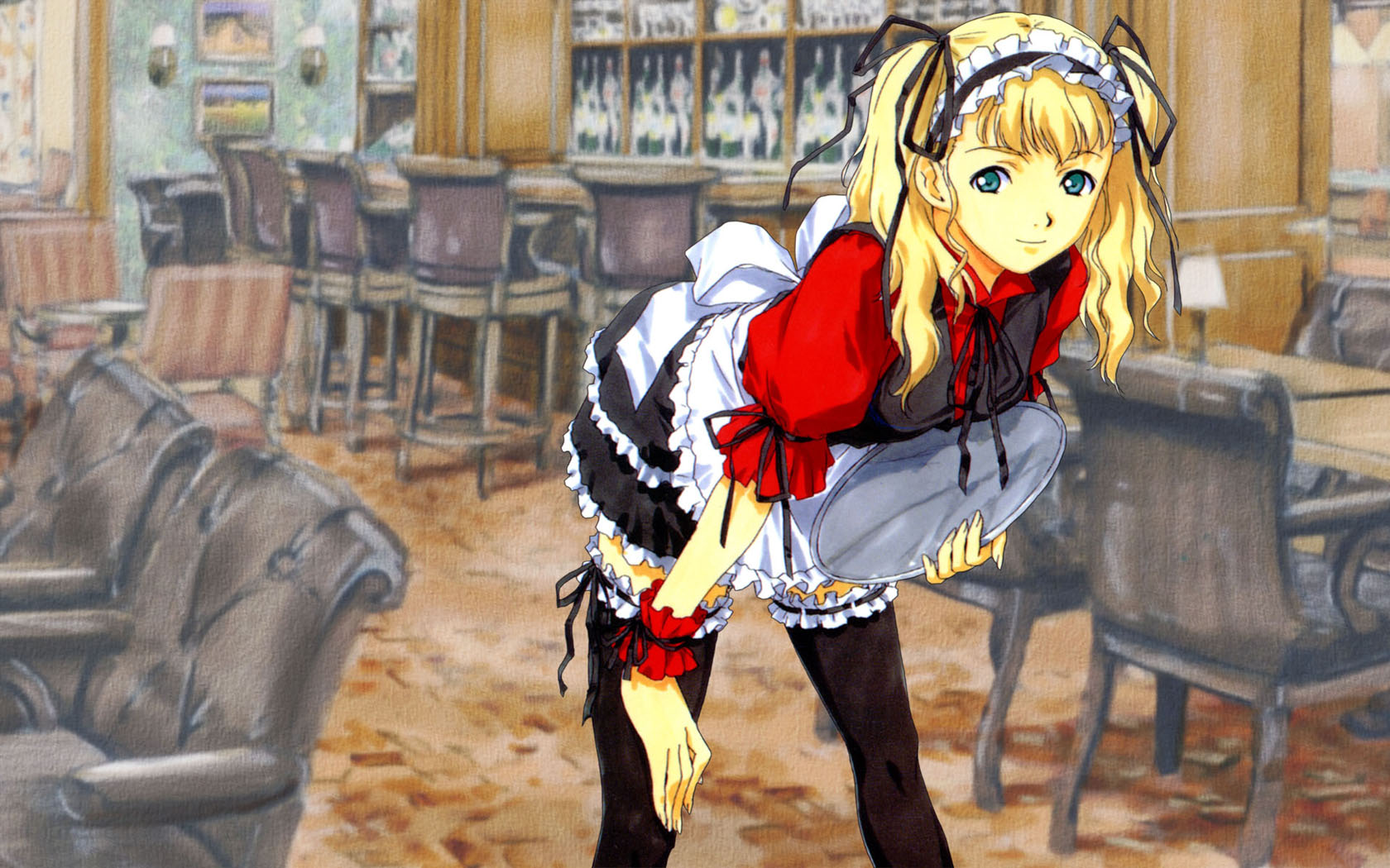 horibe_hiderou, waitress