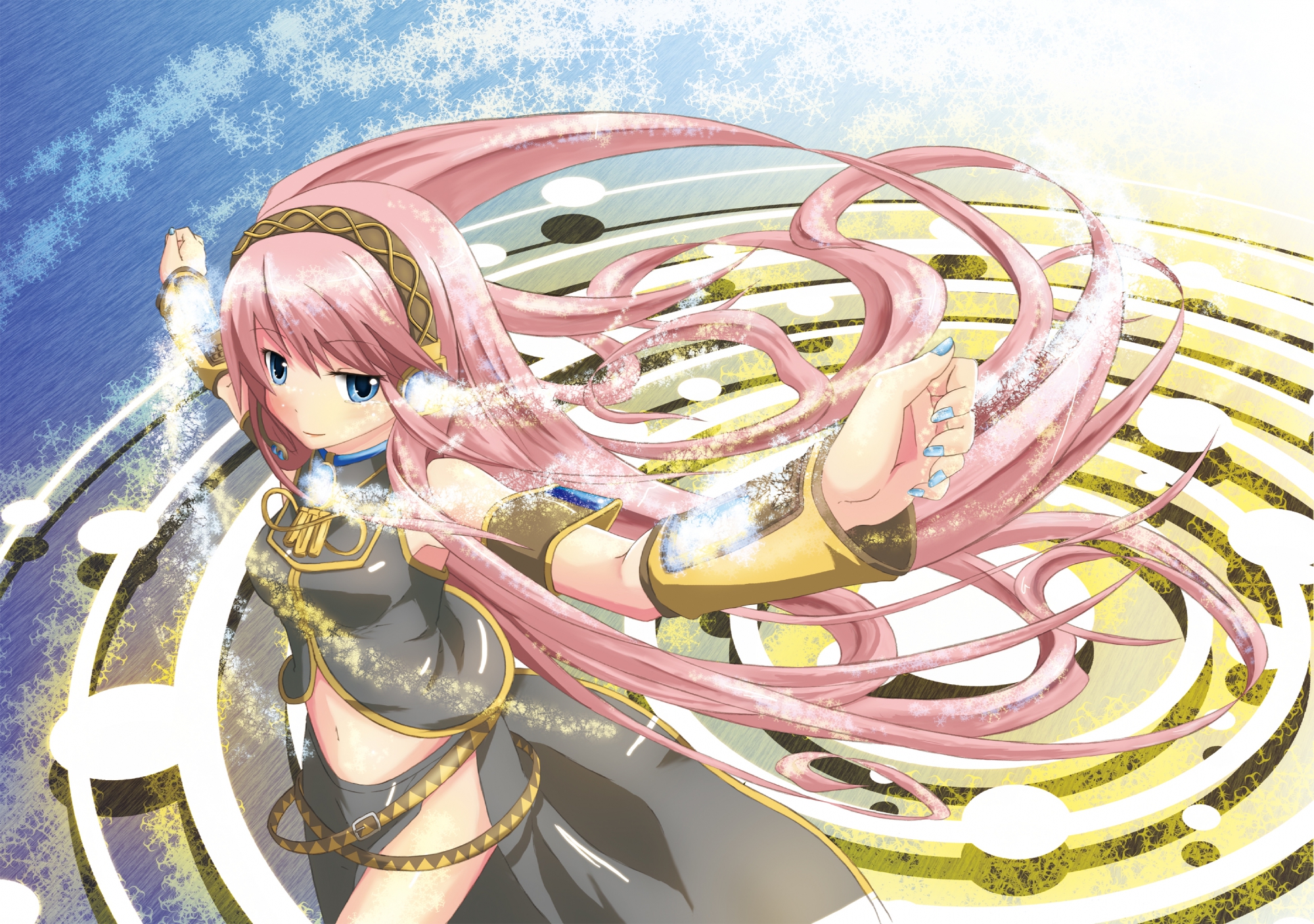 double_lariat_(vocaloid), megurine_luka, nekonaka, vocaloid