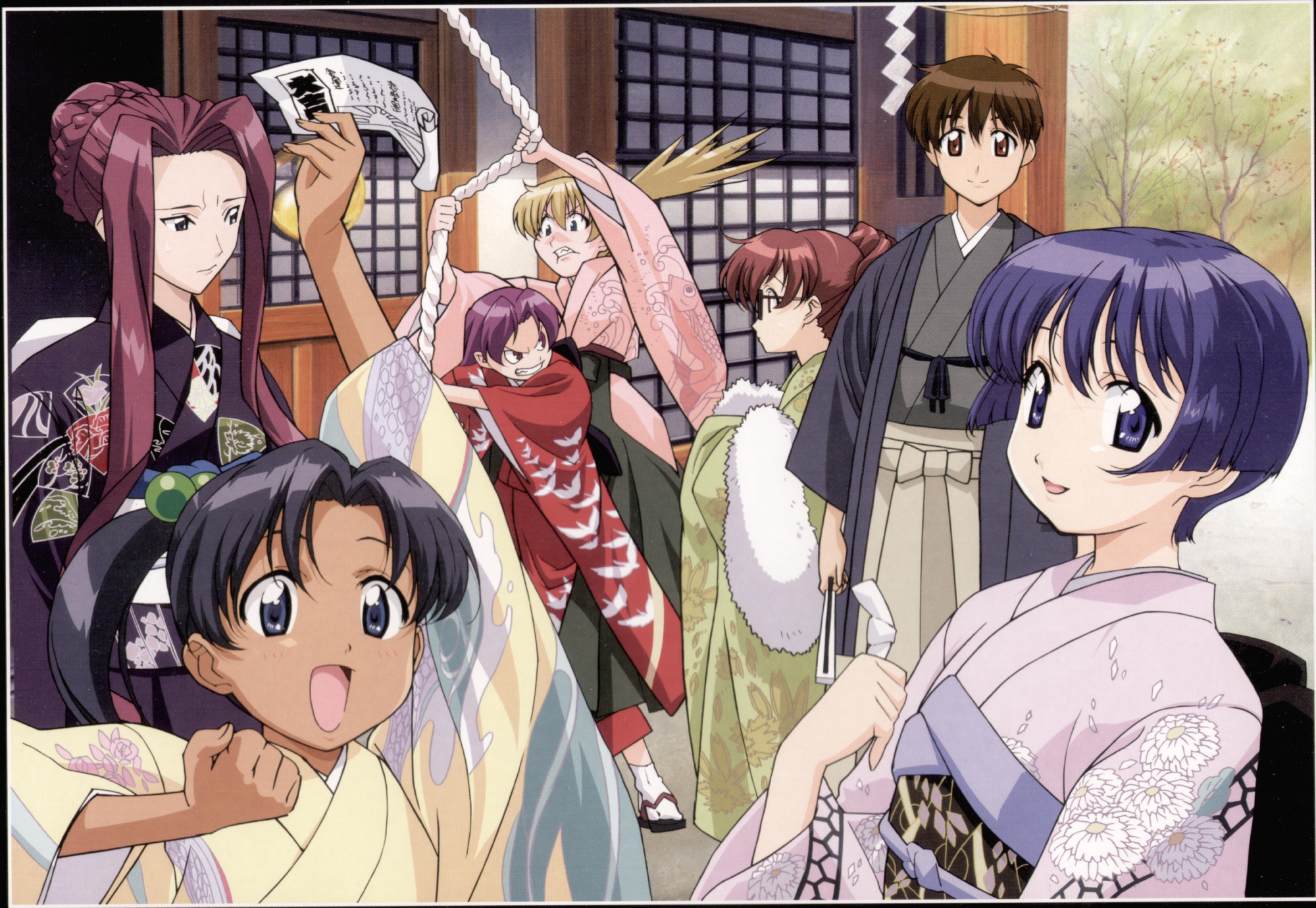ai_yori_aoshi, group, hanabishi_kaoru, japanese_clothes, kagurazaki_miyabi, kimono, male, minazuki_chika
