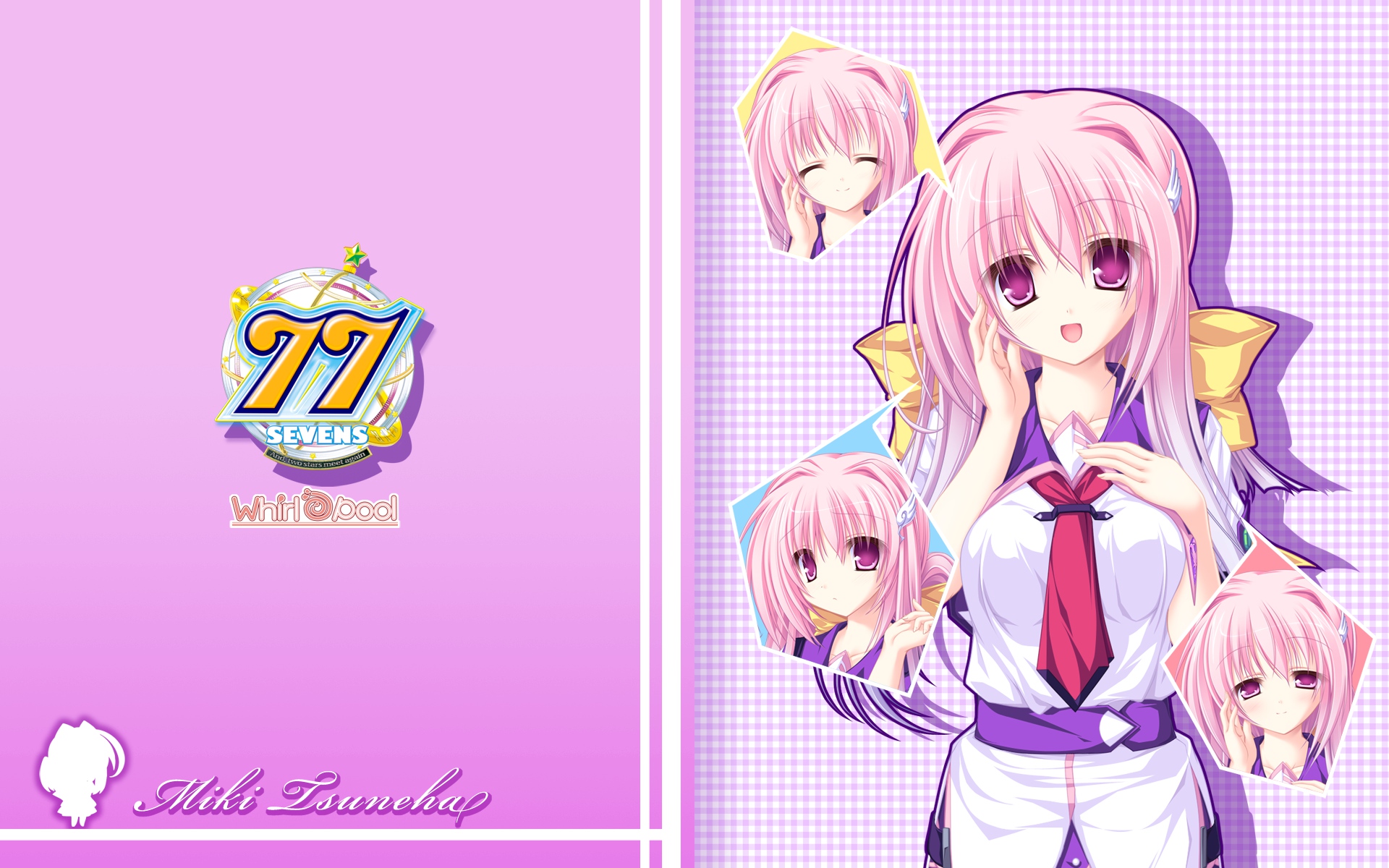 77, long_hair, mikagami_mamizu, pink_hair, purple_eyes, school_uniform, tsuneha_miki