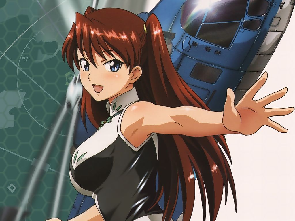 aika_r-16, blue_eyes, brown_hair, jpeg_artifacts, shinkai_eri