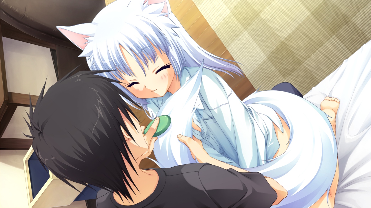 animal_ears, chitose_haruki, foxgirl, game_cg, loli, muririn, rindou_ruri, tail, tenshinranman, yuzusoft