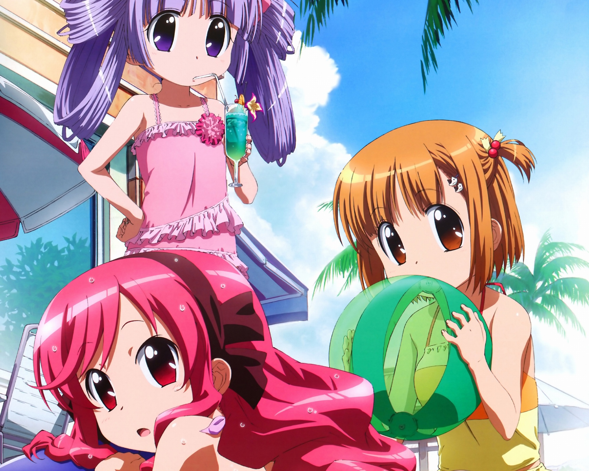 amano_saki, kanamemo, kujiin_mika, nakamachi_kana