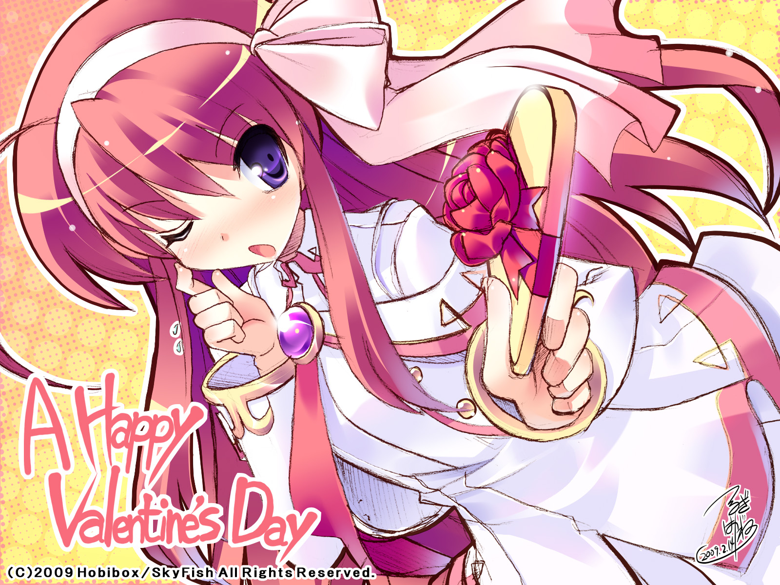 prim_rina_oaklane, primary_~magical_trouble_scramble~, tsurugi_hagane, valentine