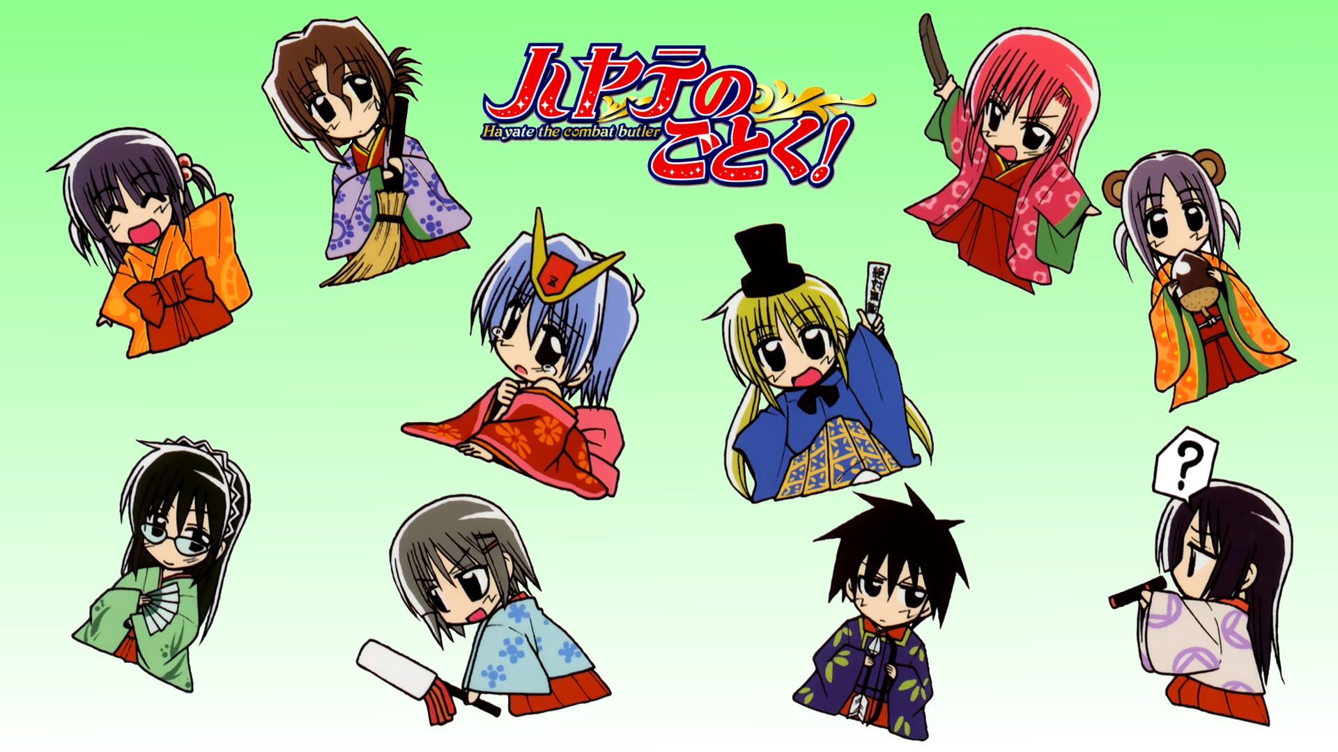aizawa_sakuya, ayasaki_hayate, chibi, hata_kenjirou, hayate_no_gotoku, japanese_clothes, katsura_hinagiku, kijima_saki