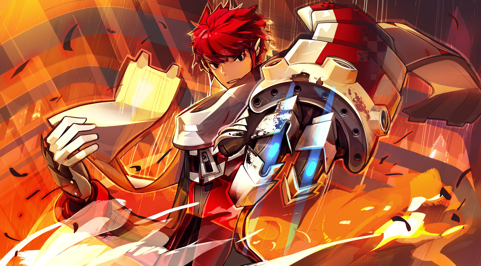 all_male, armor, male, mecha, panamaman, red_hair, s4_league