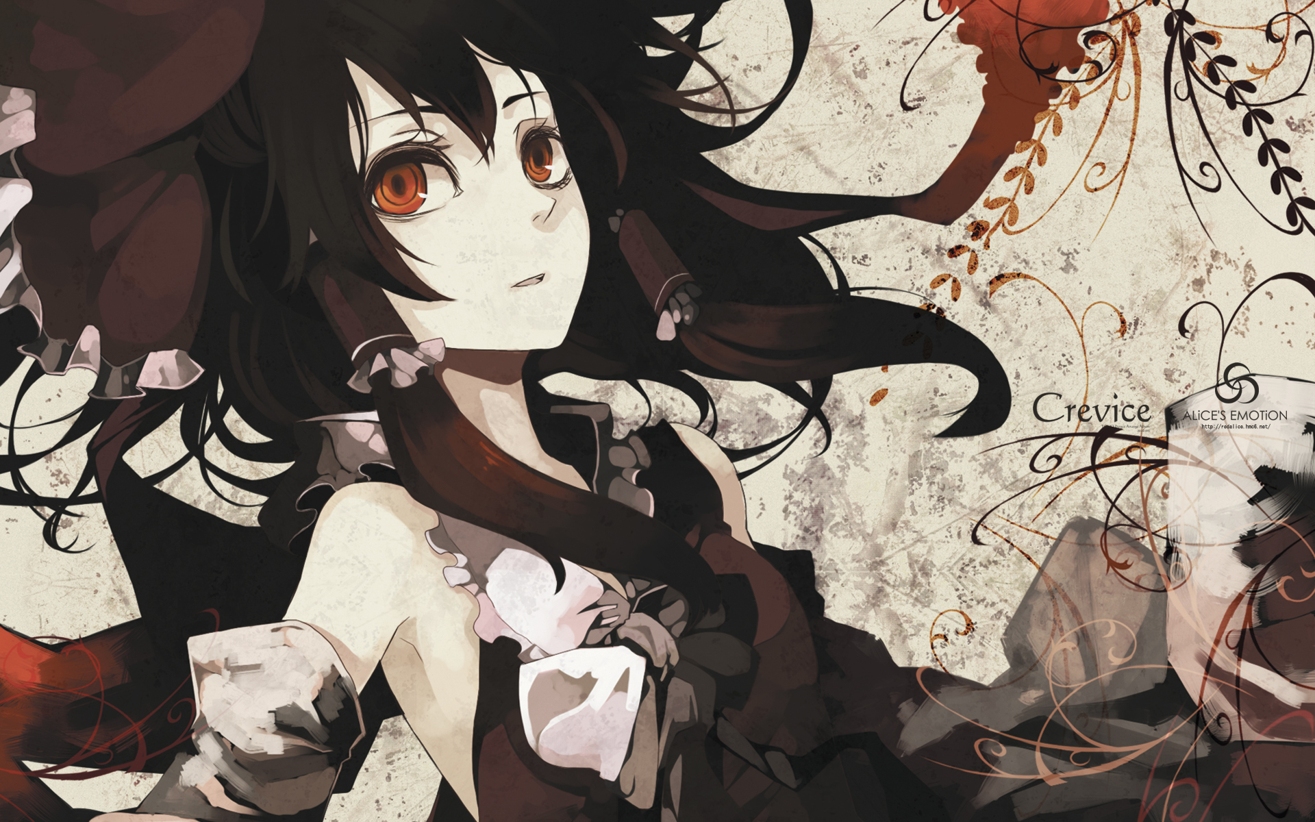 hakurei_reimu, japanese_clothes, miko, redalice, riku_(artist), touhou