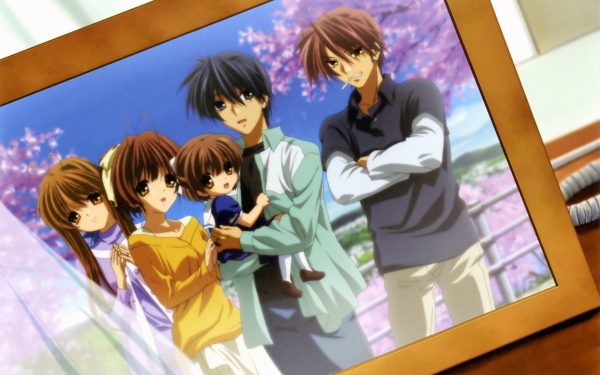 clannad, furukawa_akio, furukawa_nagisa, furukawa_sanae, okazaki_tomoya, okazaki_ushio