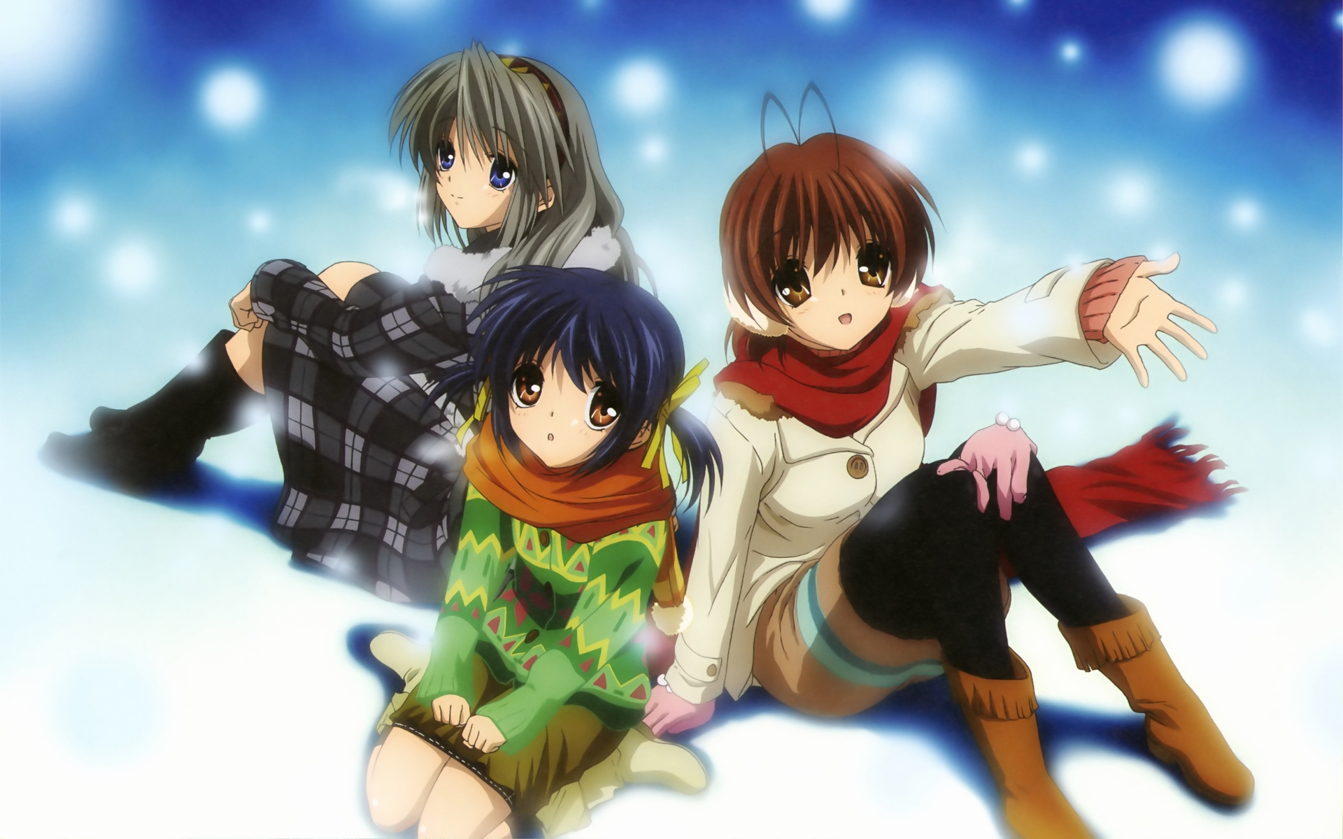 clannad, furukawa_nagisa, sakagami_tomoyo, sunohara_mei