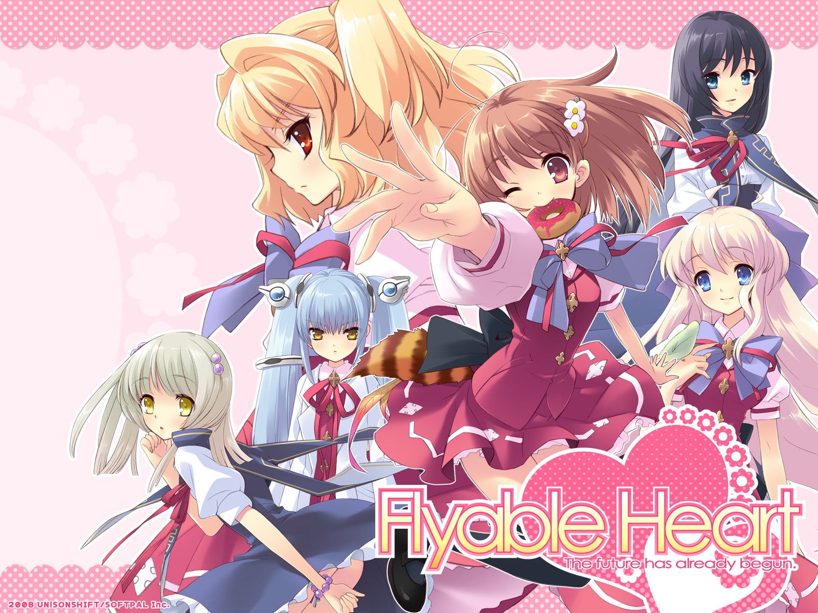 flyable_heart, food, inaba_yui, itou_noiji, kujou_kururi, loli, minase_sakurako, school_uniform