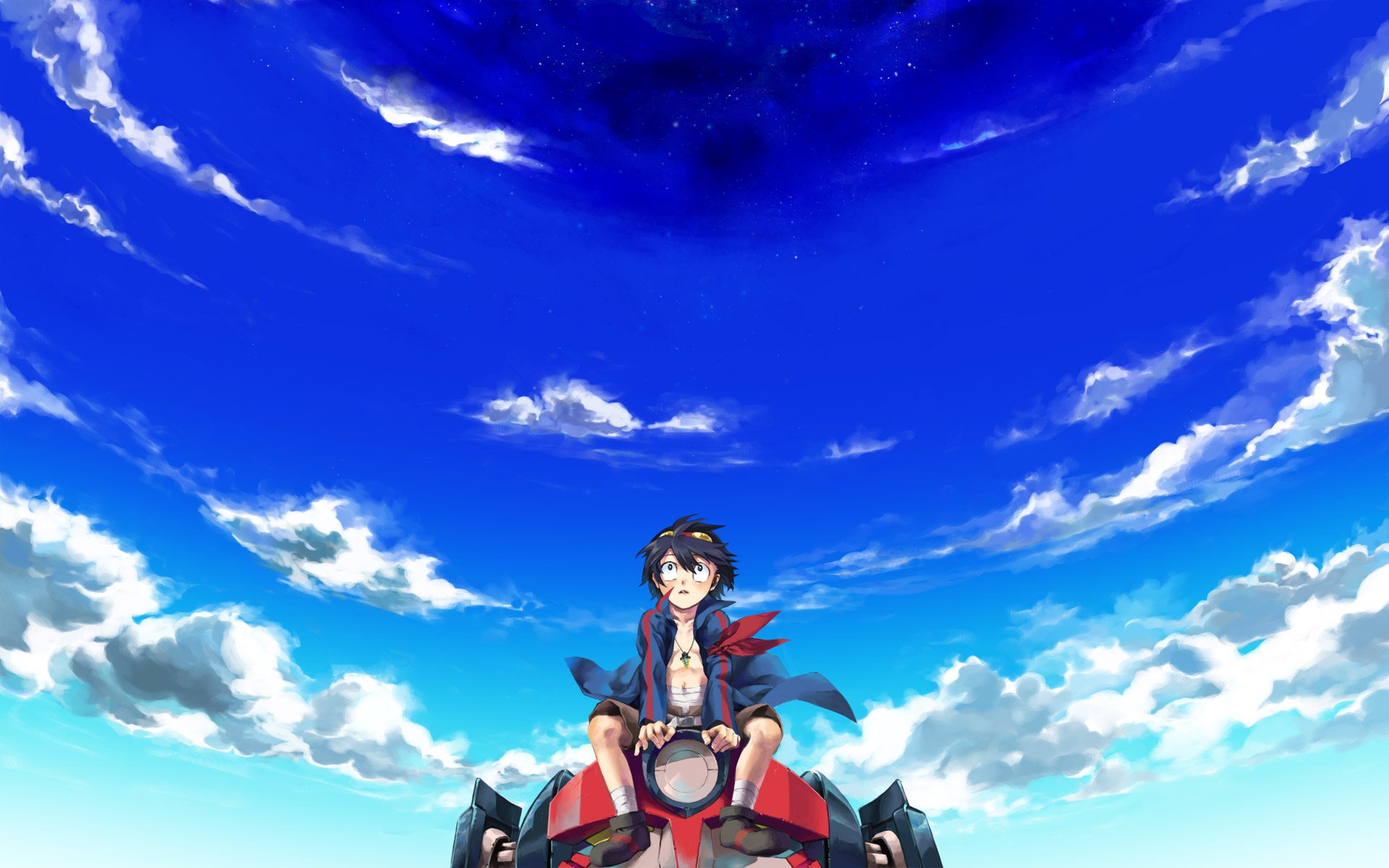 kayako_(tdxxxk), simon, sky, tengen_toppa_gurren_lagann