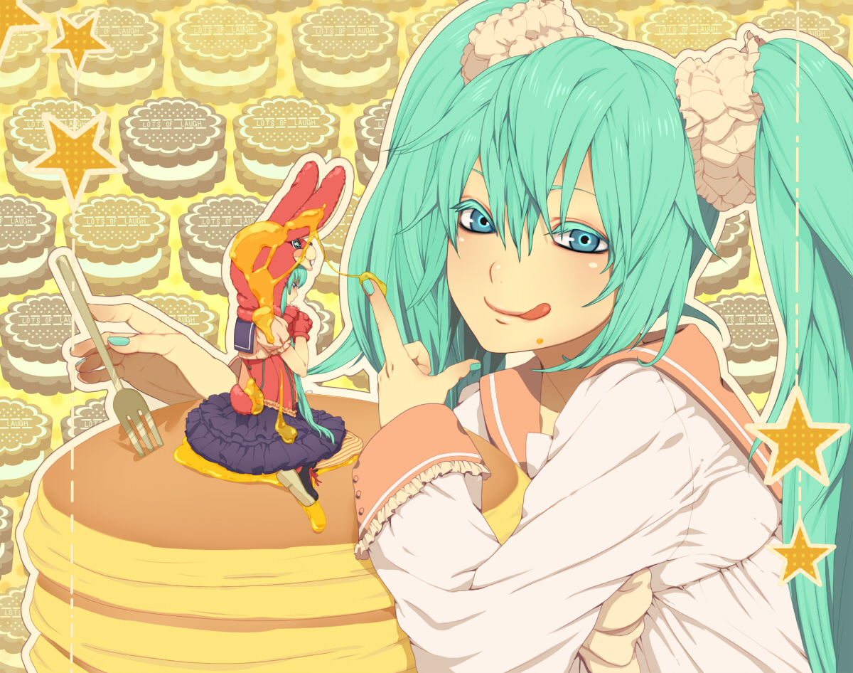 hatsune_miku, lots_of_laugh_(vocaloid), nayu, vocaloid